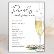 Perlen und Prosecco Elegantes Brautparty