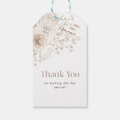 Perlen und Prosecco Geschenkanhänger (Rückseite)