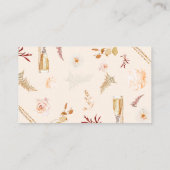 Perlen und Prosecco mit Blumendato Begleitkarte (Rückseite)