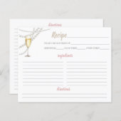 Perlen und Prosecco-Rebblatt (Vorne/Hinten)