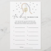 Perlen und Prosecco Wie alt war die Braut zu sein (Vorderseite)