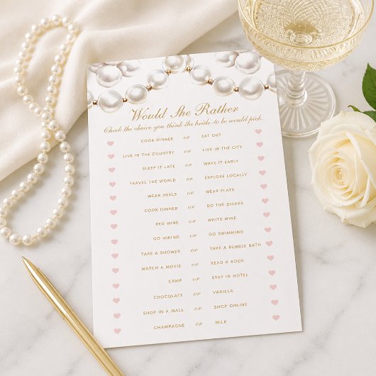 Perlen und Prosecco Würde sie eher spielen Flyer