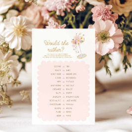 Perlen und Prosecco würden sie eher Duschenspiel