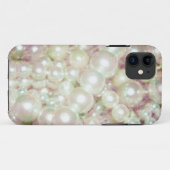 Perlen und rosa Daisy Case-Mate iPhone Hülle (Rückseite (Horizontal))
