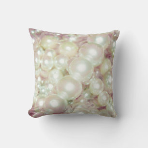 Perlen und rosa Daisy Kissen