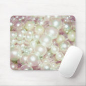 Perlen und rosa Daisy Mousepad (Mit Mouse)
