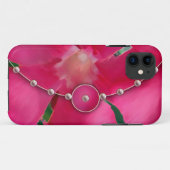 Perlen und rosa Petalen Case-Mate iPhone Hülle (Rückseite (Horizontal))