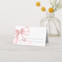 Perlen und rosa Schleife Hochzeit