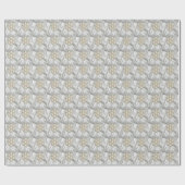 Perlen und Satin Geschenkpapier (Flach)
