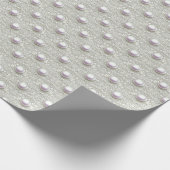 Perlen und Spitzen Geschenkpapier (Ecke)