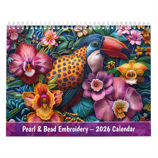 Perlen- und Stickerei-Kalender 2026 Kalender (Titelbild)