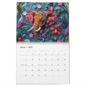 Perlen- und Stickerei-Kalender 2026 Kalender (Mär 2027)
