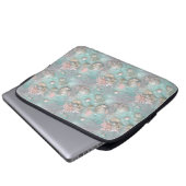 Perlen unter dem Meer Laptopschutzhülle (Vorne Knopf)