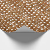 Perlen - Vintager Schmuck Geschenkpapier (Ecke)