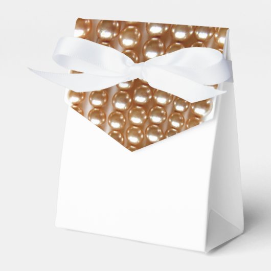 Perlen - Vintager Schmuck Geschenkschachtel (Vorderseite)