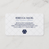 PERLEN-VISITENKARTEN VISITENKARTE (Rückseite)