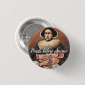 Perlen vor dem Rebknopf Button (Vorne & Hinten)