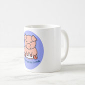 Perlen vor die Säue Kaffeetasse (VorderseiteRechts)