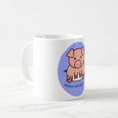 Perlen vor die Säue Kaffeetasse (Vorderseite Links)