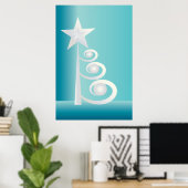 Perlen zu Weihnachten Poster (Heimbüro)