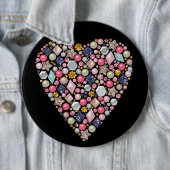 Perlendekoration Button (Beispiel)