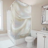 Perlenduschvorhang Muschel cremefarben Duschvorhang (Beispiel)