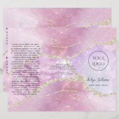 Perleneffektbroschüre für Imitate (Vorne/Hinten)