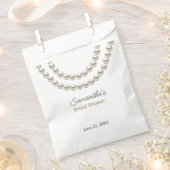Perlenhalskette-Brautparty Geschenktütchen (Ausgeschnitten)