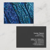 Perlenhalter Visitenkarte (Vorne/Hinten)