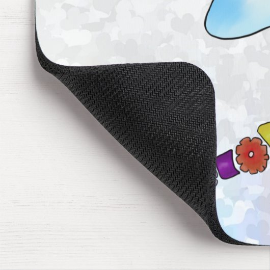 Perlenlibelle Mousepad (Ecke)
