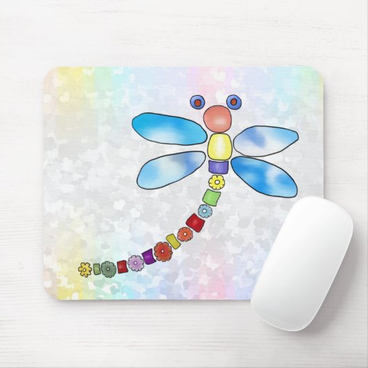 Perlenlibelle Mousepad (Mit Mouse)