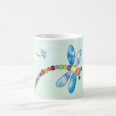 Perlenlibelle, personalisiert kaffeetasse (Mittel)
