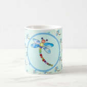 Perlenlibelle, personalisiert kaffeetasse (Mittel)