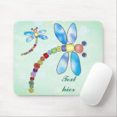 Perlenlibelle, persönlich mousepad (Mit Mouse)