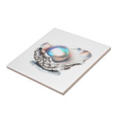 Perlenmuschel-Muschel irisierender 3D-Muschelstran Fliese (Seite)