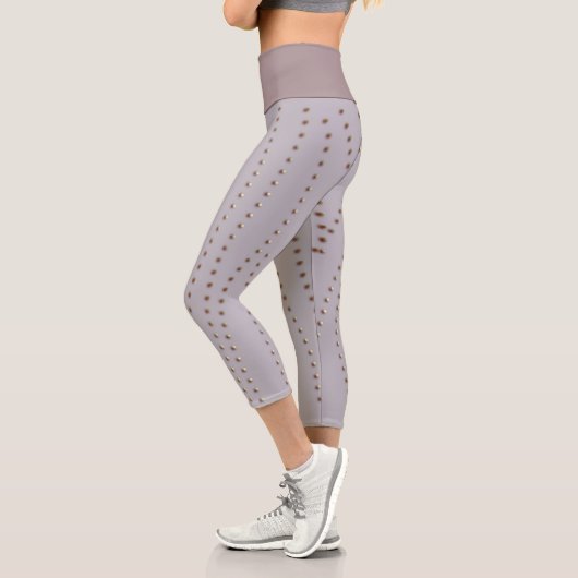 Perlenmuster Capri Leggings (Links)
