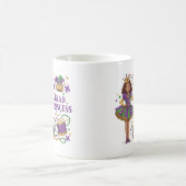 Perlenprinzessin - Mardi Gras Kaffeetasse (Mittel)