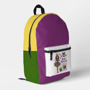 Perlenprinzessin - Mardi Gras-Rucksack Bedruckter Rucksack