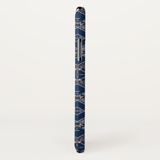 Perlenschmuckstück mit nahtloser Dekoration Case-Mate iPhone Hülle (Hinten/Rechts)