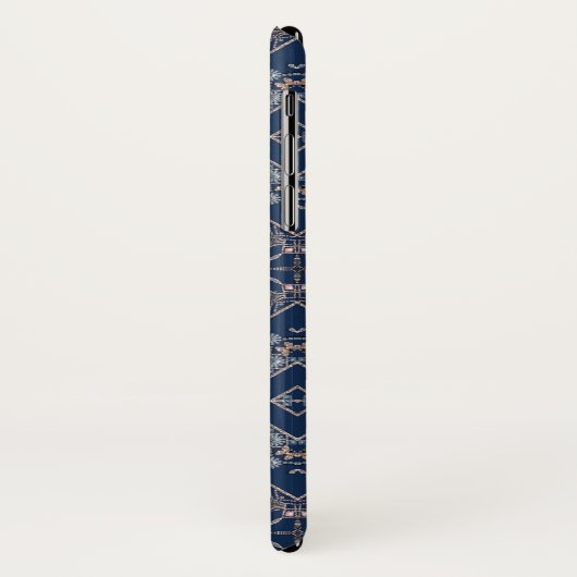 Perlenschmuckstück mit nahtloser Dekoration Case-Mate iPhone Hülle (Hinten/Links)