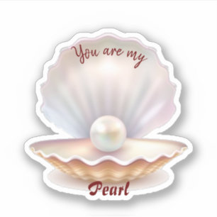 Perlenschnitt Aufkleber