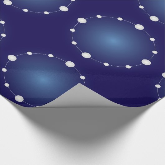 Perlenschnur Geschenkpapier (Ecke)