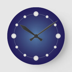 Perlenschnur Runde Wanduhr