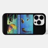 Perlentauchen iPhone Hülle (Rückseite (Horizontal))