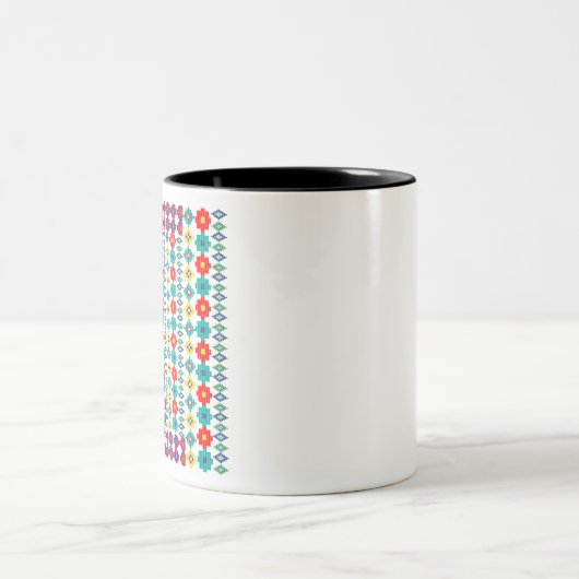 Perler-Perlenperlen Zweifarbige Tasse (Mittel)