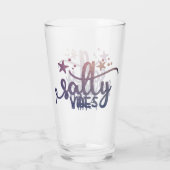 Perlescent Salty Vibes Ocean Beach Pint Glas (Rückseite)