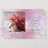 Perleszierende Wirkung von Imitaten Doppelbroschür (Vorne/Hinten)