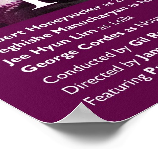 Perlfangposter Poster (Ecke)