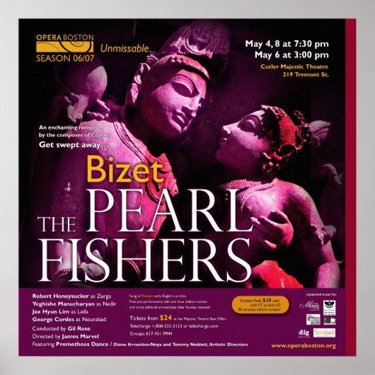 Perlfangposter Poster (Vorne)