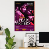 Perlfangposter Poster (Heimbüro)